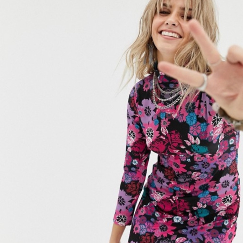 Sacred Hawk floral dress